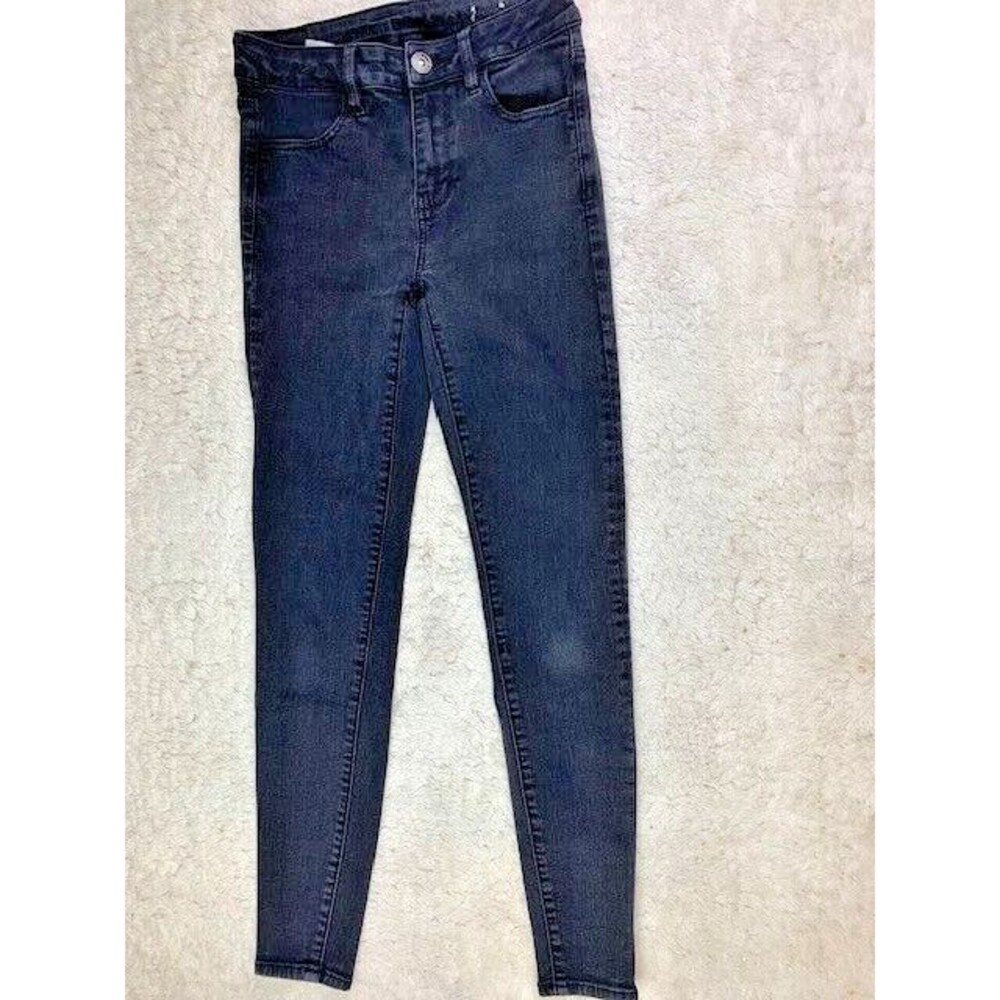 American Eagle Size 4 Womens Jeans Hi Rise Jegging Next Level Stretch Black